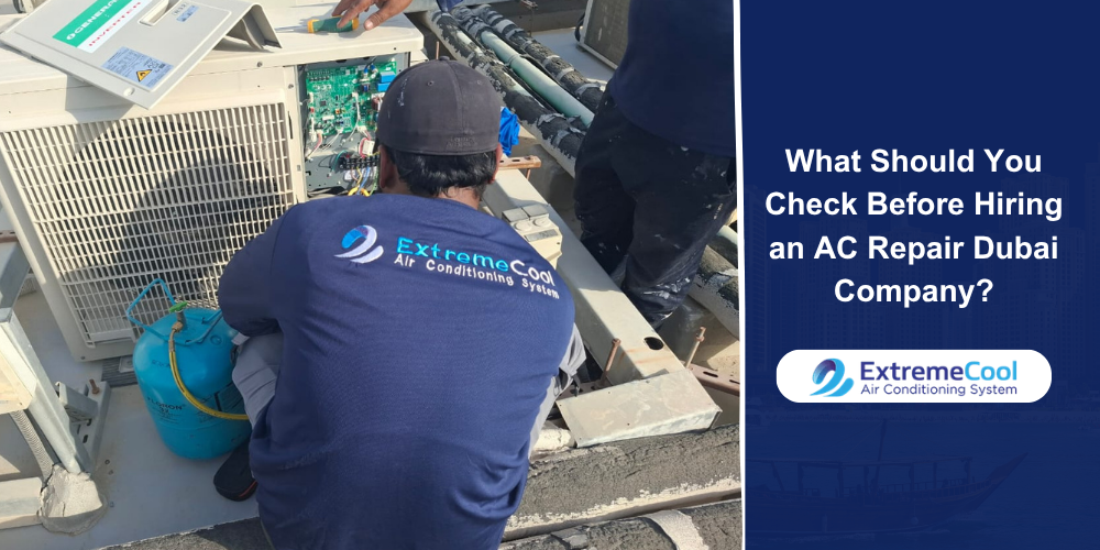 AC installation Dubai